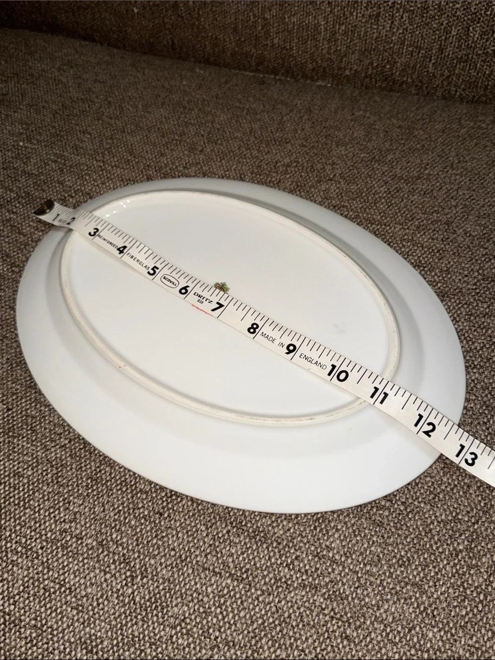 Hand Painted Crescent Platter Meito China
